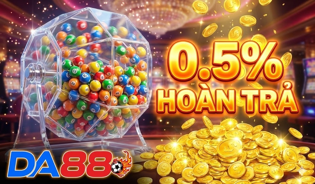 Quay Số & Lô Đề DA88 Hoàn Trả Tới 0.5% Mỗi Đơn Cược: Đầu Tư Siêu Lời 2026! 2 Chương trình Quay số & Lô đề DA88 hoàn trả tới 0.5% mỗi đơn cược
